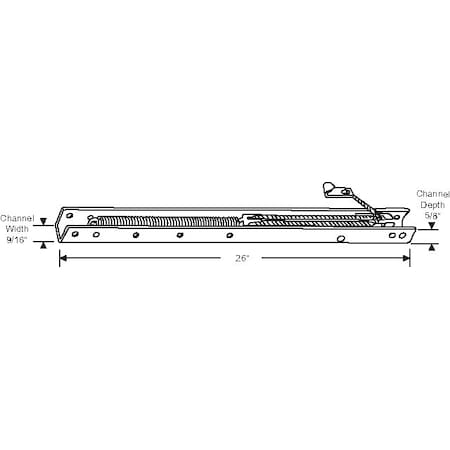 26in Window Channel Balance